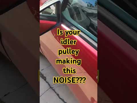 Bad idler pulley noise. A must see!!! #automobile #mechanist #carparts #motorparts #badpulleynoise