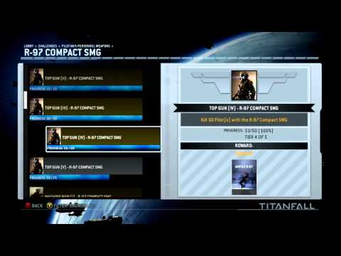 Titanfall: R-97 Compact SMG Challenges
