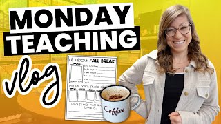 First Day Back After Fall Break | A Day In My Life As A Teacher VLOG