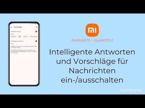 Intelligente Antworten und Vorschläge für Nachrichten einstellen - Xiaomi [Android 15 - HyperOS 2]