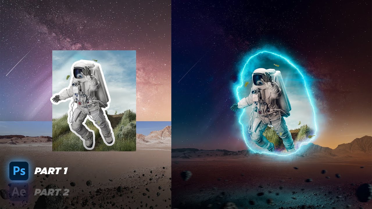 How to Create a Portal Photo Manipulation: Teleporting to Mars | Photoshop Compositing Tutorial