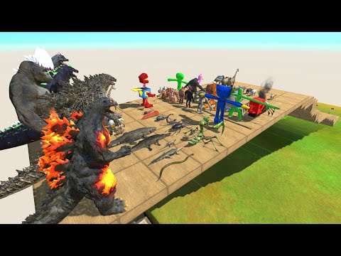 Who Will Stumble When Going Down A Steep Slope? - Animal Revolt Battle Simulator