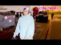 Justin Bieber Is In A Bad Mood & Tells Paps Off While Leaving Dinner With TikTok Star Jaden Hossler