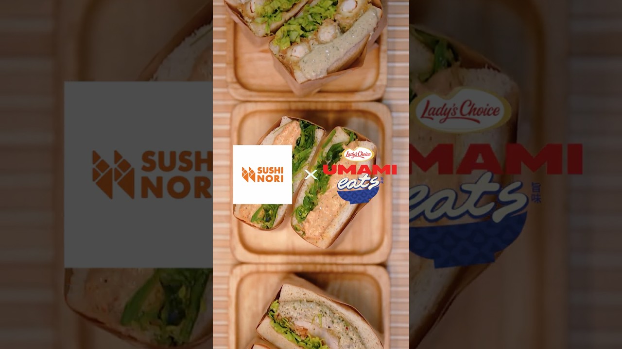 #MakeItUmami with Sushi Nori | Crunchy Chicken Katsu Sando, Spicy Tuna Sando, and Ebi Furai Sando