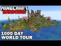 I Survived 1000 Days in Minecraft Hardcore Survival WORLD TOUR