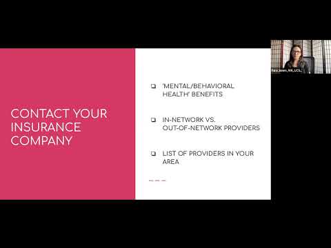 Finding a mental healthcare provider with Fara Jones, MA, LCSW