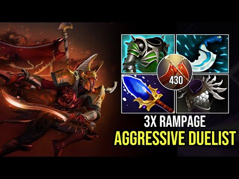 3x Rampage! 28 Kills LC Aggressive Duelist Offlane Take Over Game!| Dota 2 Pro Highlights 7.39d