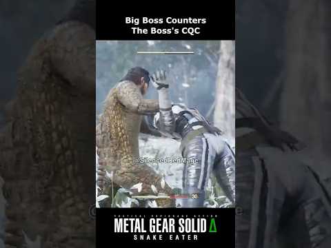Big Boss Counters The Boss's CQC #metalgearsolid #mgs3