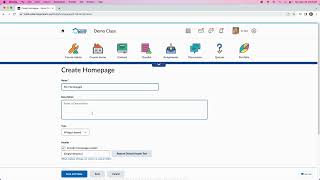 Brightspace: Customize the Homepage