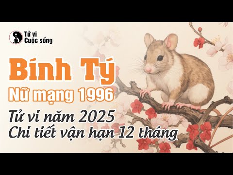 Year of the Rat 1996 female - Detailed horoscope 2025 & 12-month fortune