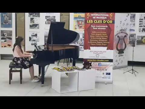 Bisera Janeva, age 9, Eric Satie - "Gnossiene" prof. Marija Maksimova
