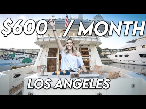 What It's Like To Live On a $600 Per Month BOAT in Los Angeles