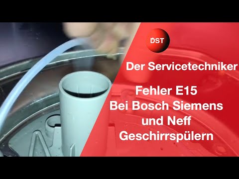 Pumpensumpfdichtung Geschirrspüler tauschen, Fehler E15 - Die Reparatur!