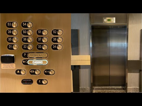 Beautiful Otis High-Rise Elevators @ Aria Resort & Casino - Las Vegas, NV.