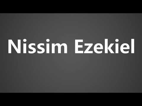 How To Pronounce Nissim Ezekiel