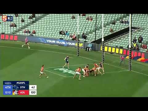 Rd 4 Hostplus SANFL Snapshot - Adelaide's Ned McHenry goals over his head