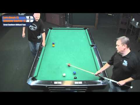 Larry Nevel vs Shannon Daulton at 2011 Carolina Open on the Great Southern Billiard Tour