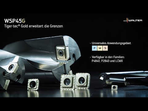 WALTER BOHRSORTE WSP45G - Tiger·tec® Gold erweitert die Grenzen