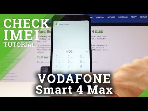 How to Check IMEI in Vodafone Smart 4 - Locate Serial Number
