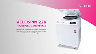 Large Capacity Floor-top Centrifuge_VELOSPIN 22R youtube video