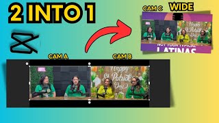 EASY WAY HOW TO SPLIT 2 CAMERA SHOTS INTO 1 WIDE SCENE IN CAPCUT (STEP-BY-STEP)