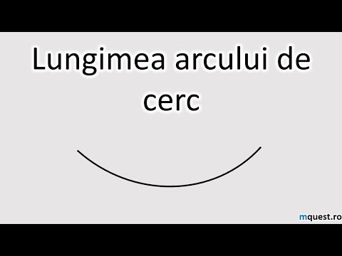 Lungimea arcului de cerc, clasa a VII-a