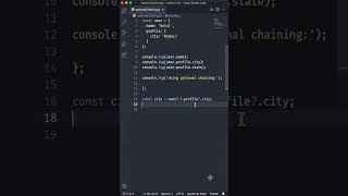 Optional Chaining (?.) | JS Interview Question #coding #javascript #programming #coding #interview