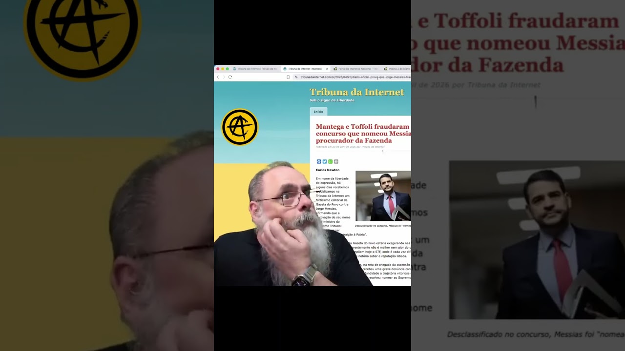 BESSIAS pode ter SIDO ILEGAMENTE NOMEADO em CONCURSO PÚBLICO FRAUDADO por TOFFOLI e MANTEGA