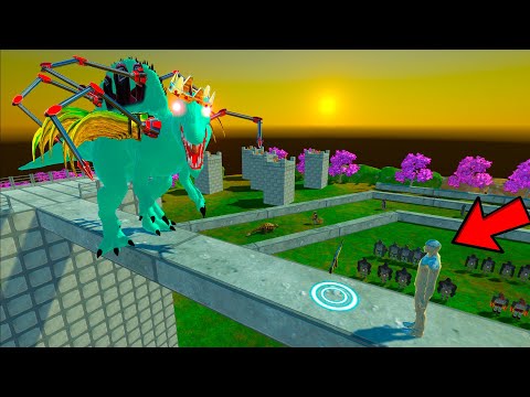 ⚔️ FPS AVATAR WITH ALL WEAPONS DEATH RUN - Animal Revolt Battle Simulator