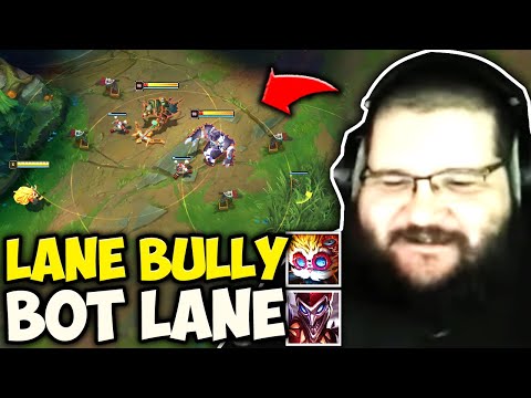 THIS BOT COMP IS THE ULTIMATE LANE BULLY!! (LITERALLY NOBODY CAN GANK YOU) - Pink Ward Shaco