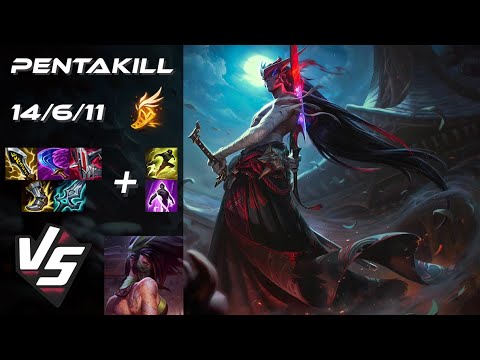 MID Yone vs Akali [PENTAKILL] - EU Grandmaster Patch 25.S2.8