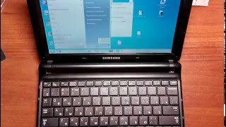 Распаковка и замена клавиатуры залитого нетбука Samsung N145+