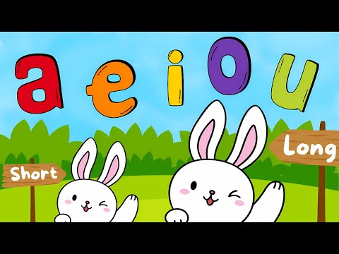 🎶Jolly Phonics Vowel Song: Learning Long and Short Vowel Sounds for Kids!