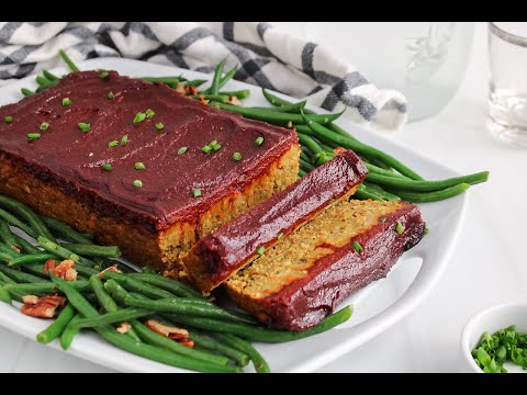 Vegan Lentil and Mushroom Meatloaf