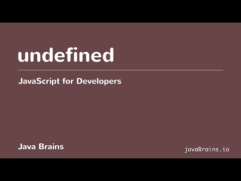Javascript For Developers 12 Understanding Undefined
