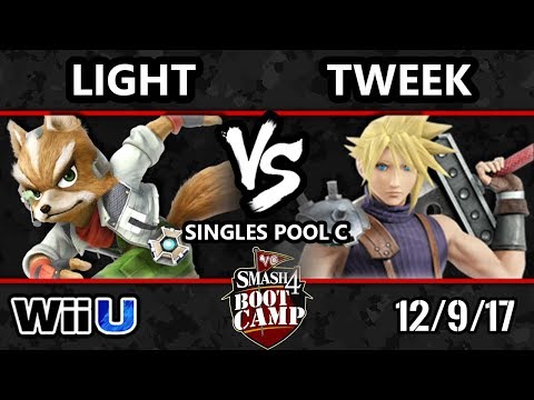S4BC Smash 4 - Light (Fox) vs P1 | Tweek (Cloud) - WiiU Pools