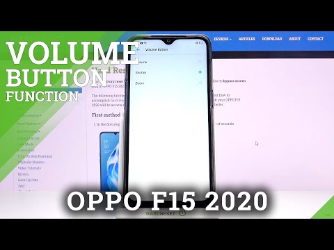 How to Manage Volume Buttons Function in Camera in OPPO F15 2020 – Find Volume Buttons Function
