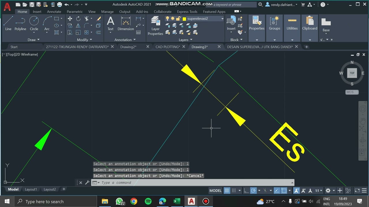 Tutorial Desain Geometrik Jalan : Alinemen Horizontal - Tikungan FC dan Tikungan SCS (4)