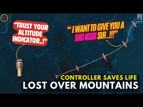 (INTENSE) Disoriented pilot trapped in ice and cloud! Smart Atc guides miracle landing #atc