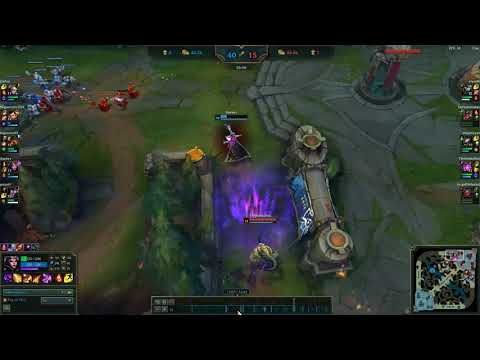 Leblanc Liandry burn on Velkoz and Rengar juked.