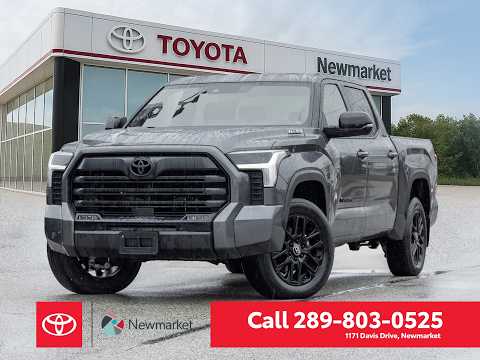 2025 Toyota Tundra 4x4 Crewmax Limited Hybrid in Gray for sale at Newmarket Toyota in Newmarket, ON