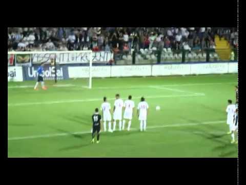 Pro Vercelli - Savona -  gol di Greco su rigore