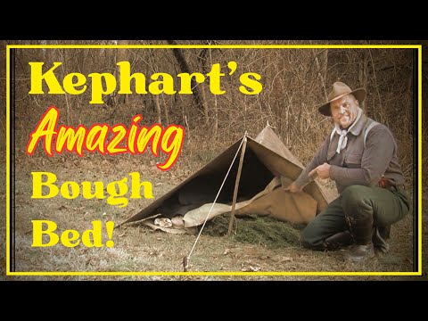 Kephart’s Bough Bed — The Most Comfortable Way to Sleep in the Woods!