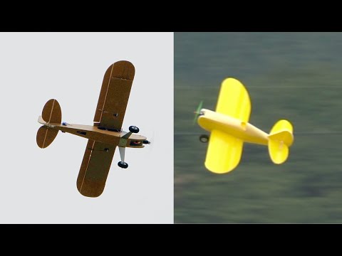 FT Simple Cub mini Sportster Maiden Knife Edge stunt 비행기 DIY RC airplane flite test flitetest