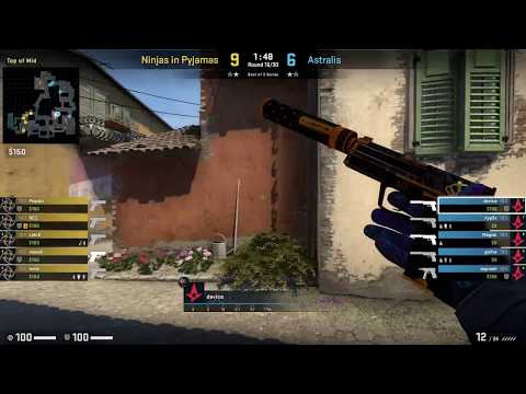 CS:GO POV Demo Astralis device (25/17) vs NiP (de_inferno)