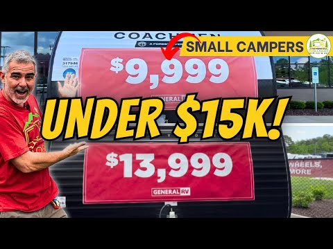 💰 3 Best Small Campers Under $15,000 (With Bathrooms!) 🚐✨