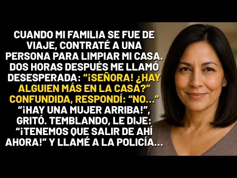 Mi familia se fue de viaje, contraté una limpiador y me llamó  Señora, hay algo que debe ver en