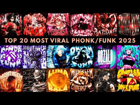 TOP 20 MOST VIRAL PHONK/FUNK 2025 🔥🎵🔥