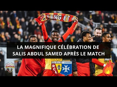 RC Lens - AJ Auxerre : La magnifique célébration de Salis Abdul Samed avec les supporters
