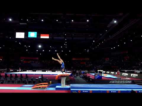 RAJCIC Aleksandra (SRB) - 2019 Artistic Worlds, Stuttgart (GER) - Qualifications Vault 1